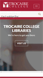 Mobile Screenshot of library.trocaire.edu